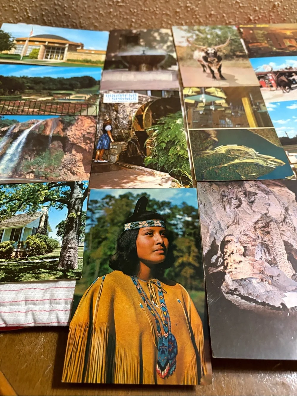 Vintage Native American & Scenic Postcard Lot - Multicolor (15)